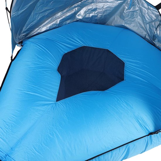 Opblaasbare Lounger - Luchtbank Strandbed - Buiten Ontspannen - Afneembaar Zonnescherm - Extra Groot — afbeelding 2