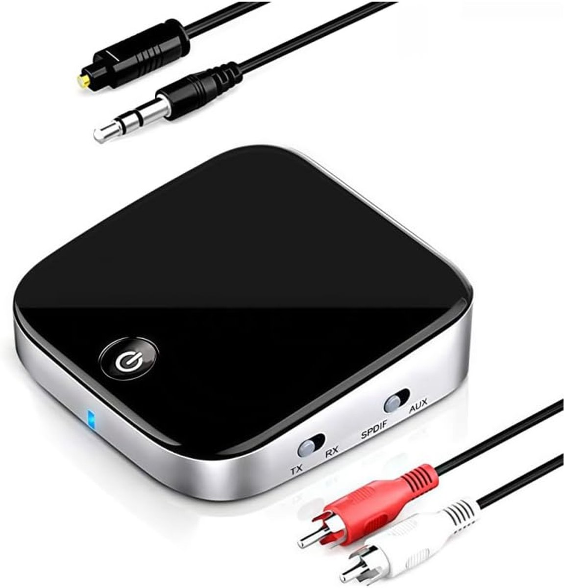 Bluetooth Adapter - Zender Ontvanger - Vliegtuig TV - Bluetooth 5.0 - 13 x 10 x 4 cm