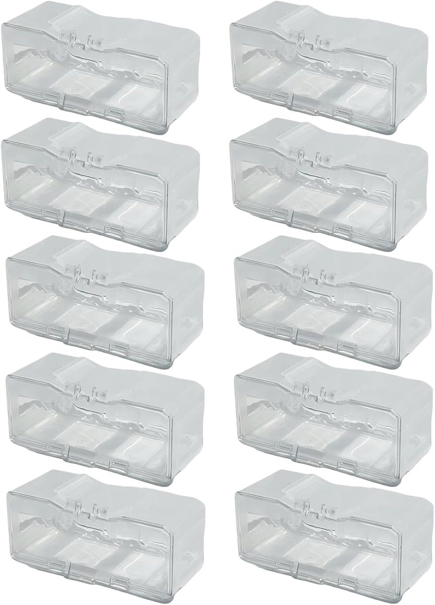 Model Auto Vitrine - Verzamelbox - Auto's Tonen - Stapelbaar Ontwerp - 9x4x4 cm - Transparant