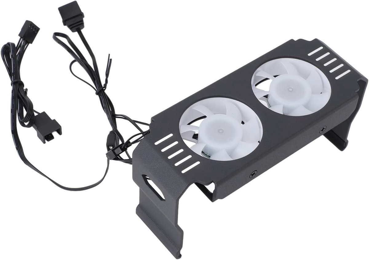 RAM Koeler - Geheugen Ventilator - Computer Overklokken - ARGB Verlichting - 149mm - Zwart