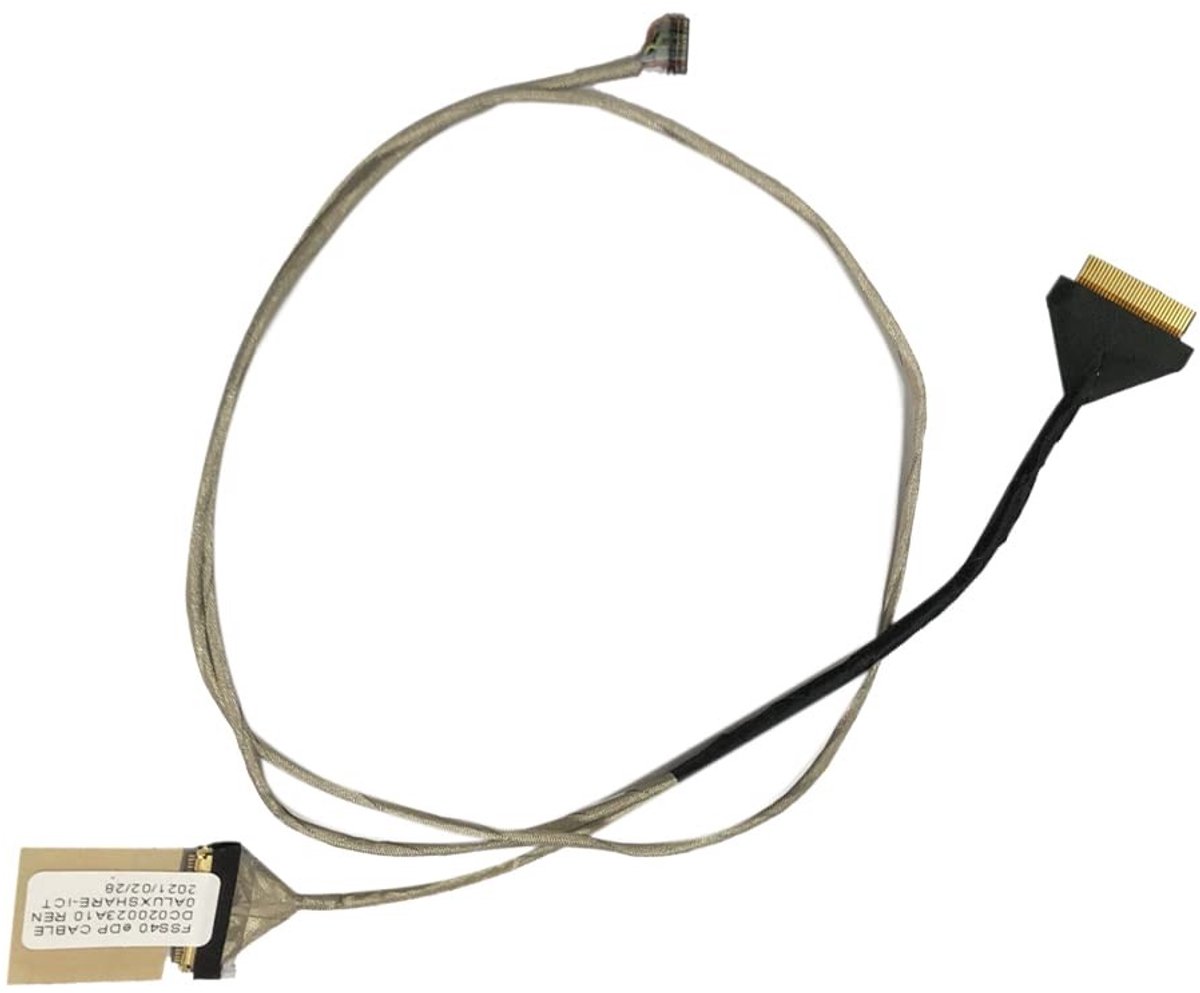 Allecto - LCD Display Cable - Lenovo - IdeAPAD S145-15IWL - 30 Pin - Vervangend onderdeel - Geschikt voor laptop - Zwart - Origineel model