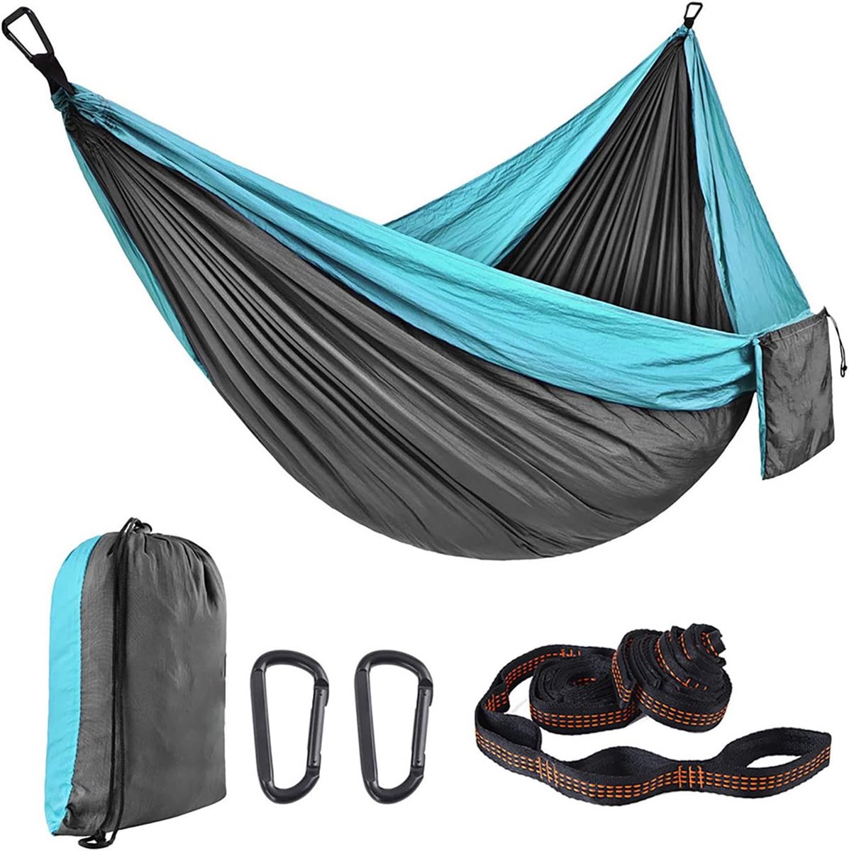 Outdoor Hangmat - Kampeer Hangmat - Ontspannen Buiten - Sterk Draagvermogen - 270 x 140 cm - Naturel