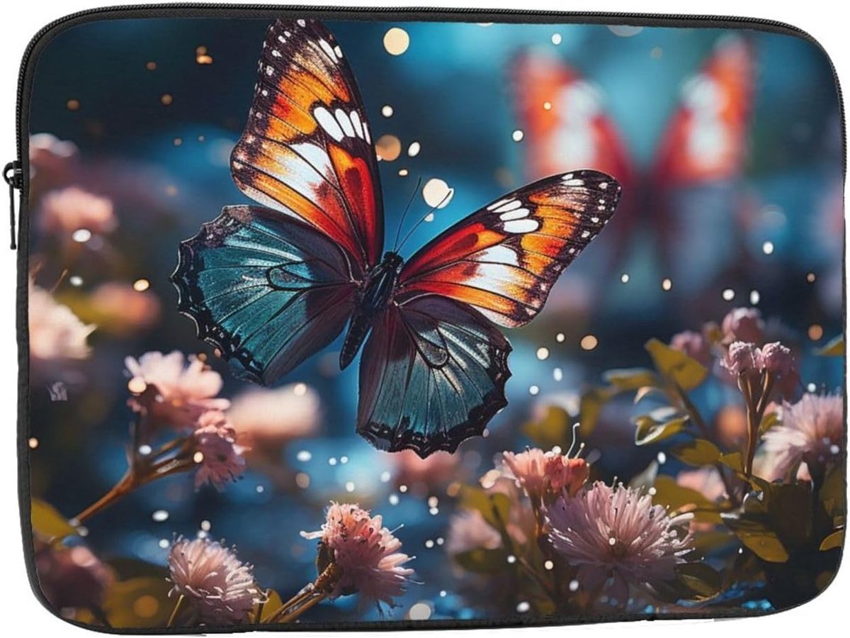 Laptop Sleeve - Notebook Tas - Bescherming Laptop - Schokabsorberend Interieur - 17 inch - Zwart