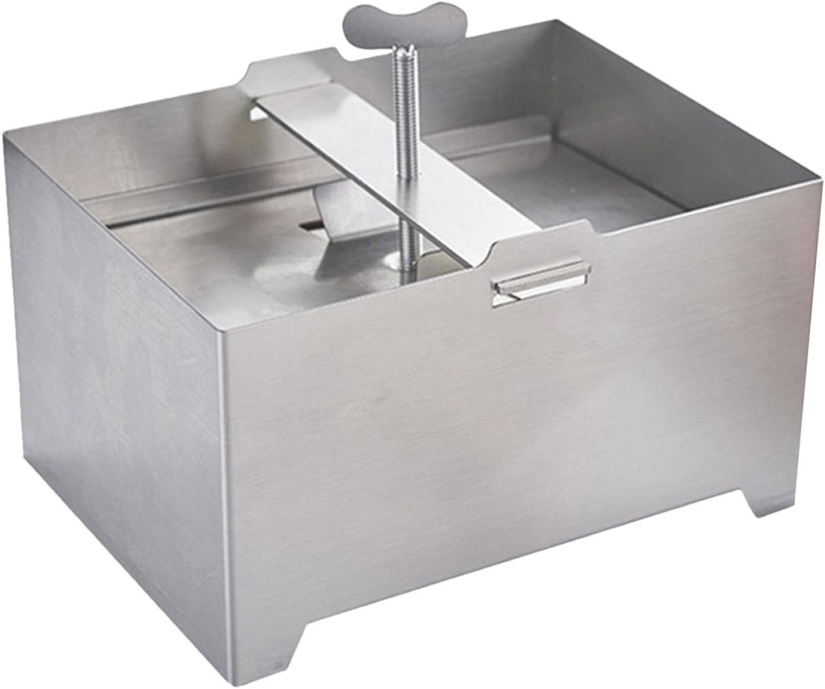Kaaspers - Paneer Maker - Zelf Kaas Maken - Roestvrij Staal - 16x12x9cm
