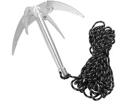 Waterplant Snijder en Onkruid Verwijderaar voor Vijvers en Meren - Opvouwbaar Mes - 10m Touw - Efficiënt - Visgereedschap - Reiniging - geschikt voor watersnijden - Groen en Zwart