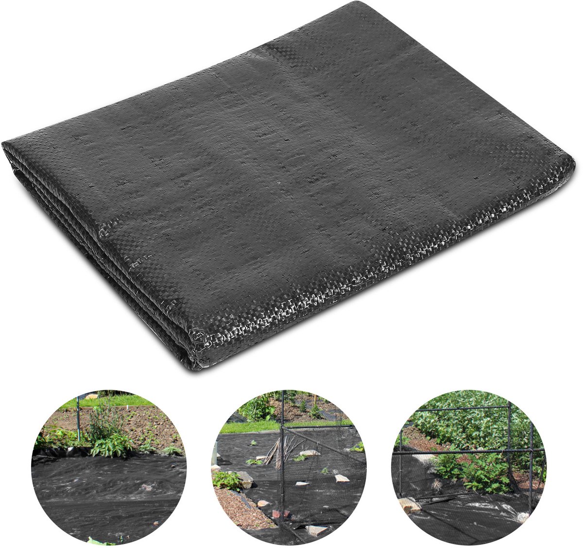 100*1000cm Anti-worteldoek voor bloembedden en sierplanten – Schone en verzorgde tuin