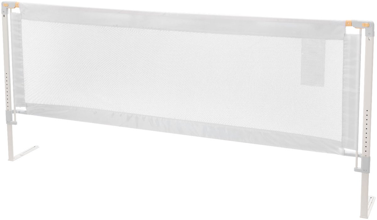 VEVOR Bedhek met Versterkte Ijzeren Buis en Oxford-stof, Kinderbedhek, Babybedhek, Kinderbedhek, Valbeveiliging voor Kinderbed, Stapelbed, 200x68-89cm