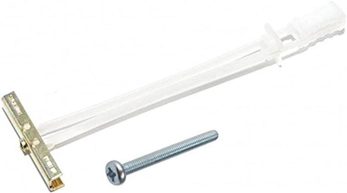 M6 Boutanker voor Holle Wanden en Plafonds - Zilver (10 Stuks)