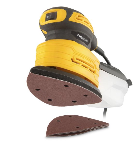 Powerplus elektrische handpalmschuurmachine POWX04800 - 180 W...