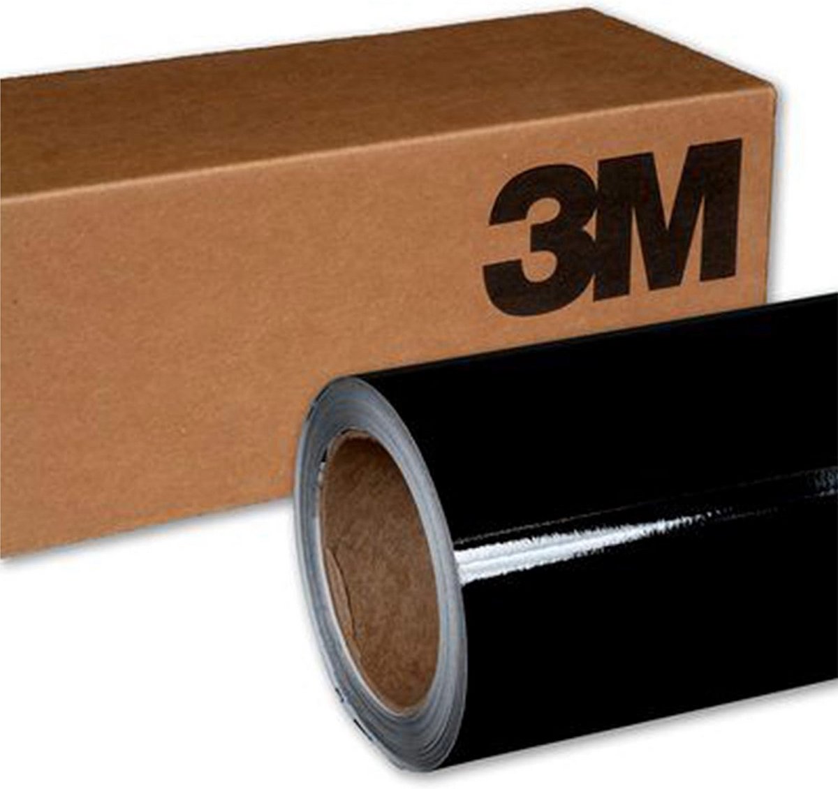 Glans Zwart Car Wrap Vinyl Folie - 1,5 x 0,6 Meter - Kwaliteit Autobeplakking