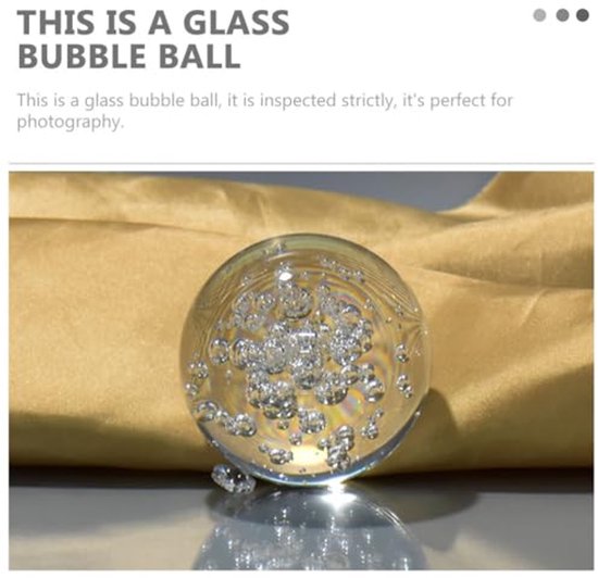 Decoratieve Glazen Ballen - Set van 2 - Modern Design | bol