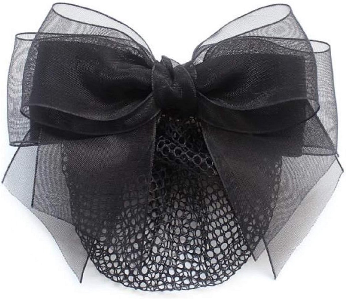 Dames Haarspeld met Strik en Haarnet - Feestelijk Haaraccessoire