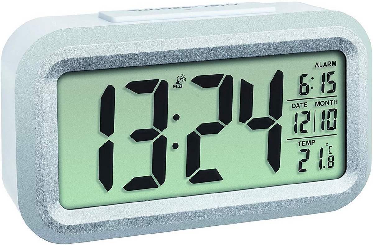 Digitale Wekker met Radiofunctie en Automatische Nachtverlichting
