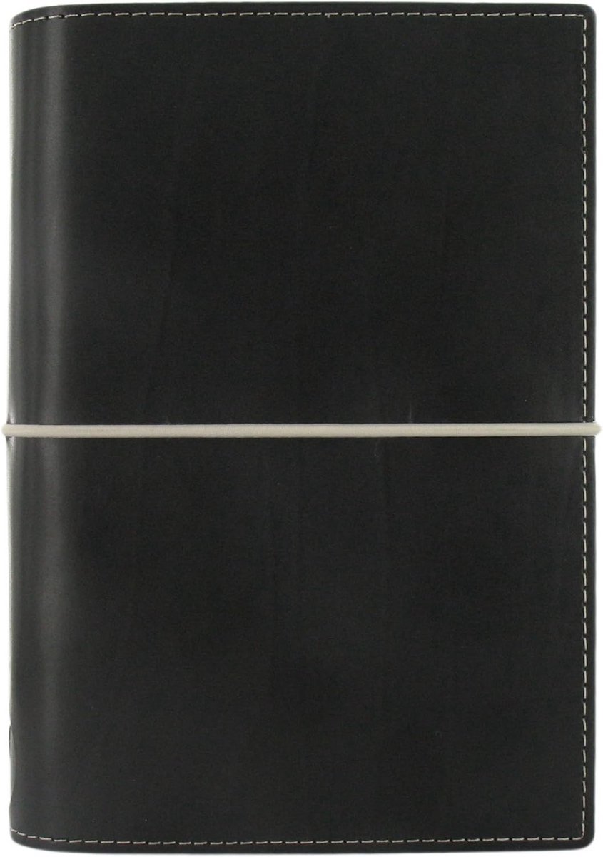 Personal Domino Organizer Agenda Zwart met Ringmechanisme