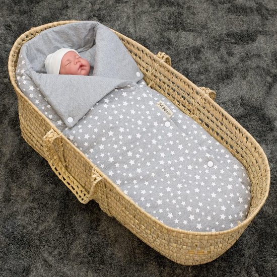Katoenen Voetenzak voor Reiswieg - Zacht en Warm voor Baby's — afbeelding 2