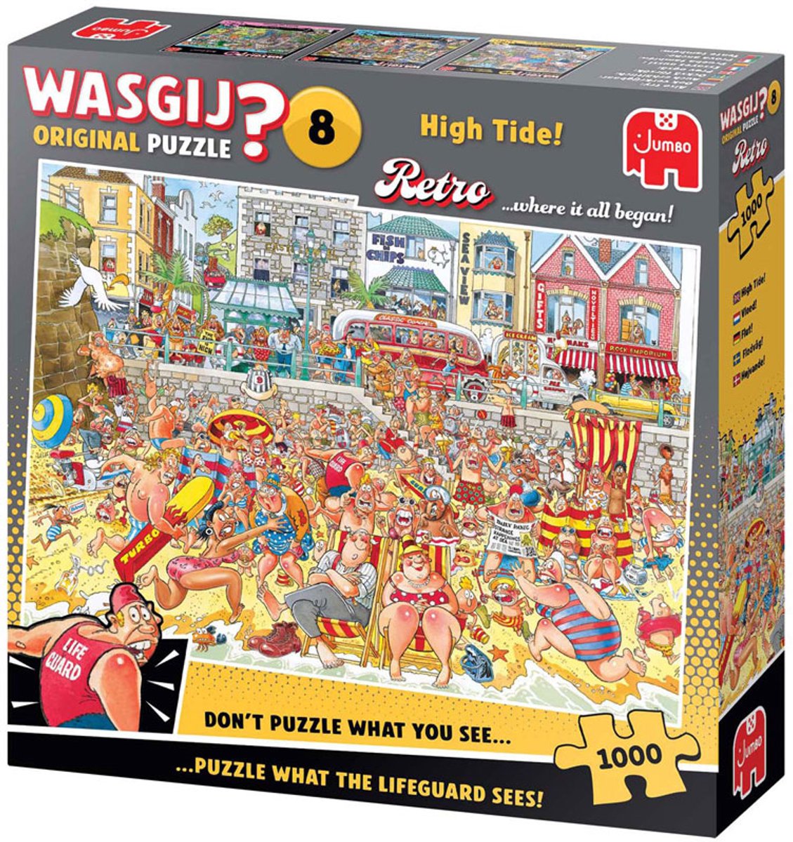 Wasgij Retro Original 8 - Vloed! - Puzzel - 1000 stukjes — afbeelding 5