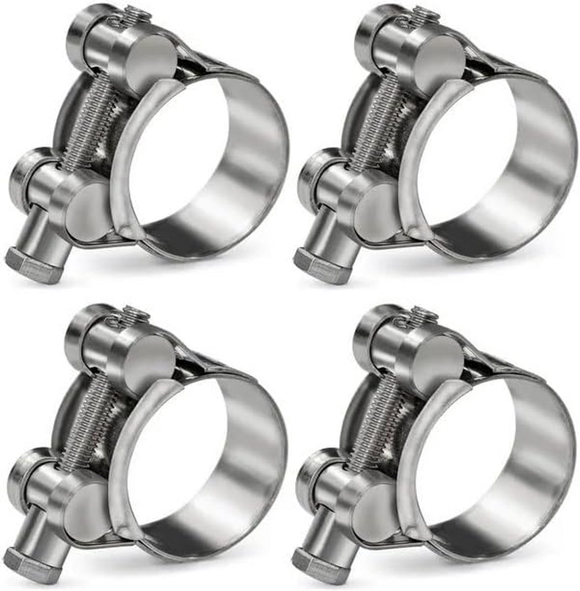 Verstelbare Slangklem 20-22mm Roestvrij Staal 10 Stuks