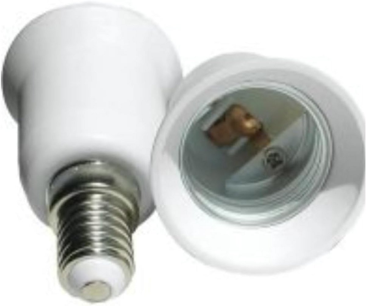 E14 naar E27 Fitting Adapter voor E27 Lampen