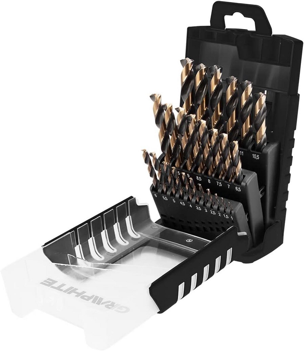 HSS Metaalboor Set 1.0 tot 13.0 mm voor Nauwkeurig Boren in Staal