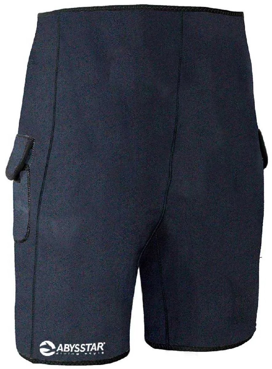 Abysstar Logo 3 Mm Thermische Short Man Zwart
