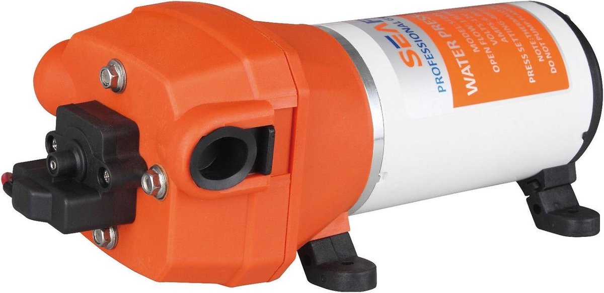 Elektrische Waterpomp - Bilge Pomp - Boten Leegpompen - 24 Volt Systeem - 17 Liter Per Minuut - Oranje