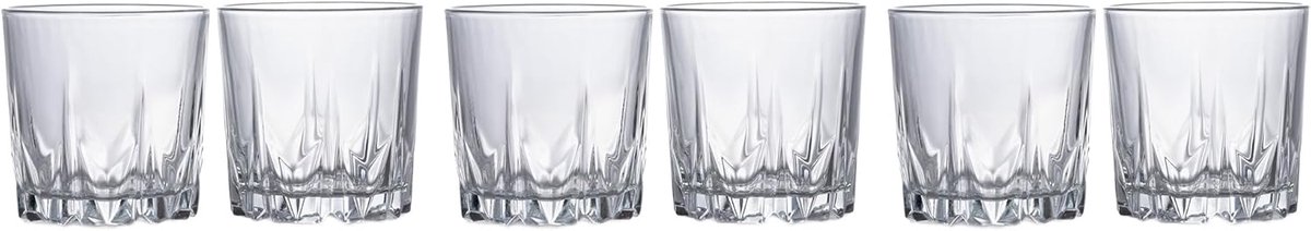 Set van 6 Robuuste Whiskyglazen 300 ml - Gehard Glas