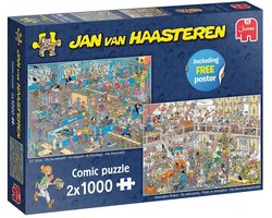 Jan van Haasteren - De Verbouwing & De Bouwmarkt - 2X1000 stukjes puzzel - Legpuzzel