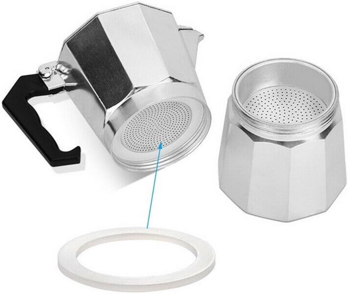 Vervangende Afdichting voor Espressopotten in Siliconen Rubber
