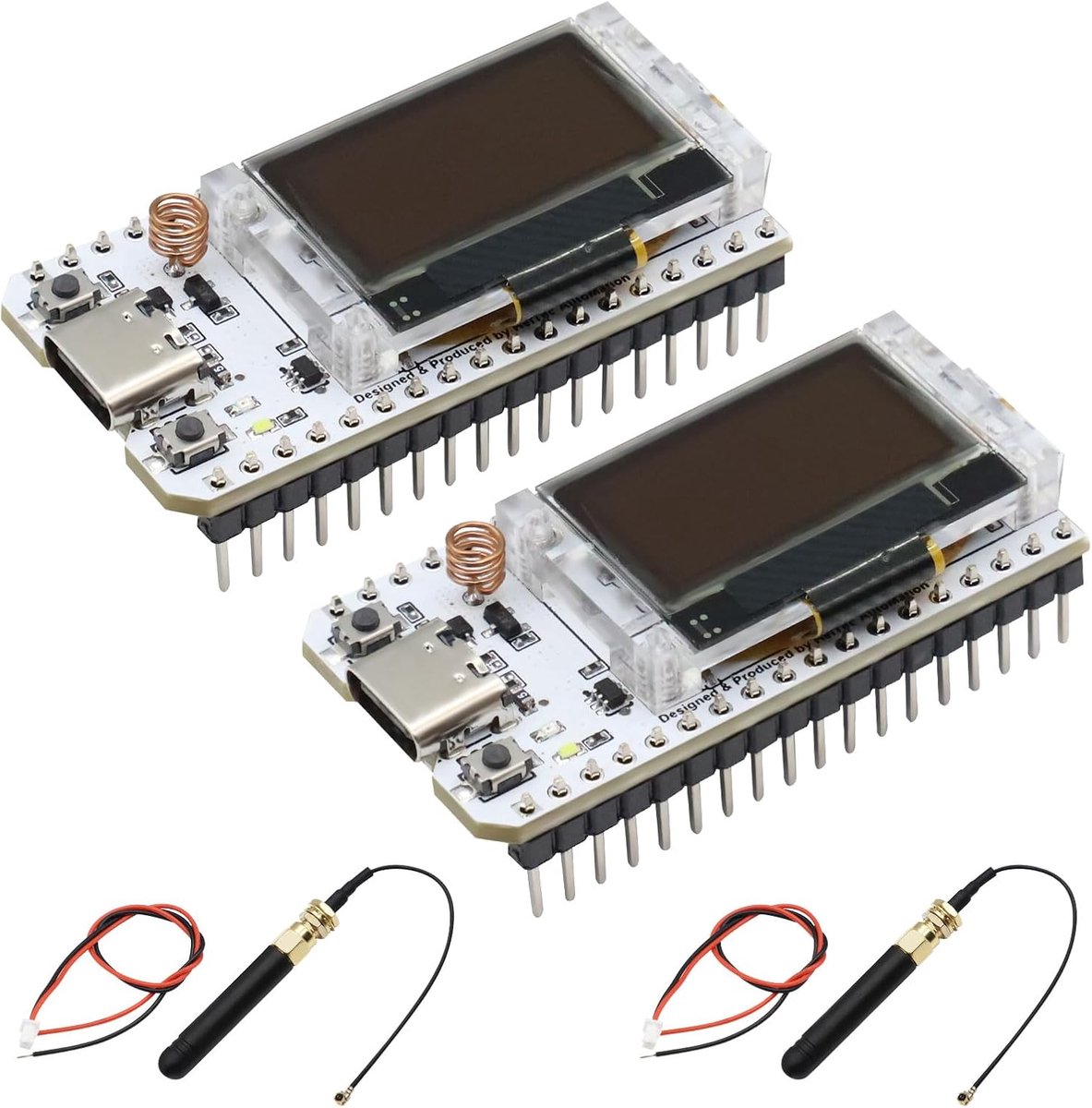 Dual-Core Ontwikkelingsbord met LoRa, WiFi, Bluetooth en OLED-Display