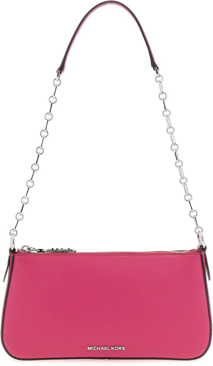 Dameshandtas - Schoudertas Pouch - Dagelijks Gebruik - Verstelbare Kettingband - 45 x 35 x 5 cm - Bessentint