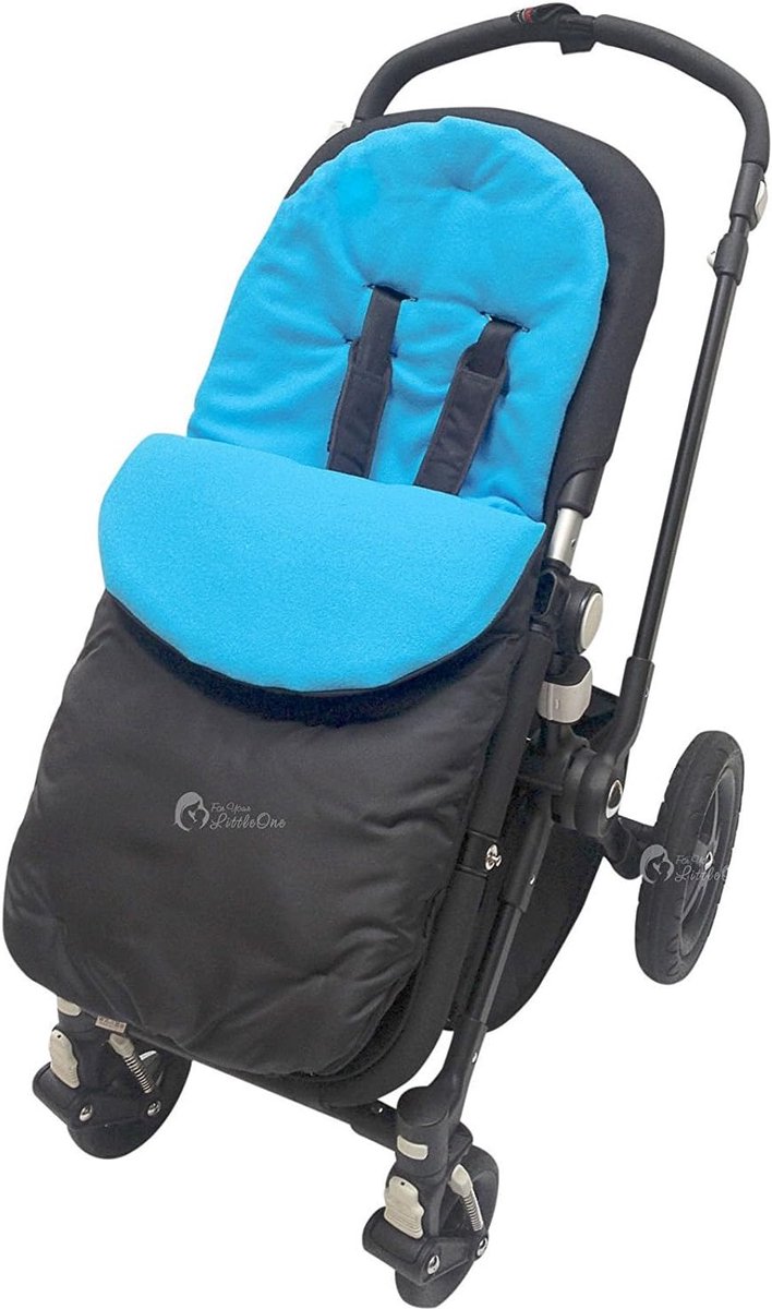 Voetenzak Kinderwagen - Baby Dekje - Warm Blijven - Universeel Model - 41 x 24 cm - Turquoise