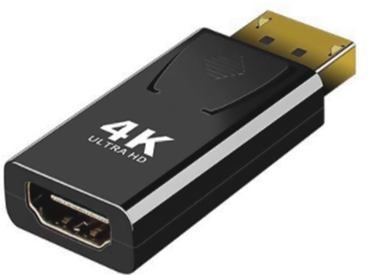 DisplayPort naar HDMI Adapter 4K Ondersteuning voor Desktop en Laptop