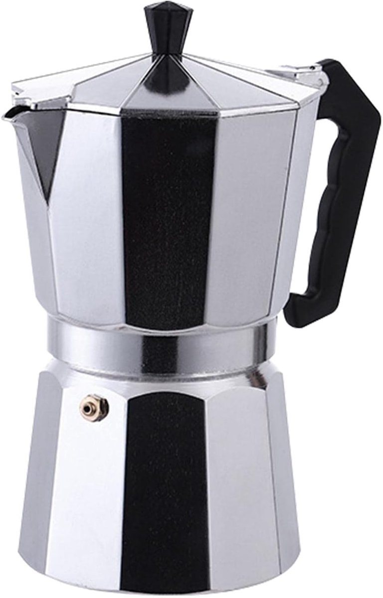 Klassieke Aluminium Espressomaker voor op het Fornuis - 50ml