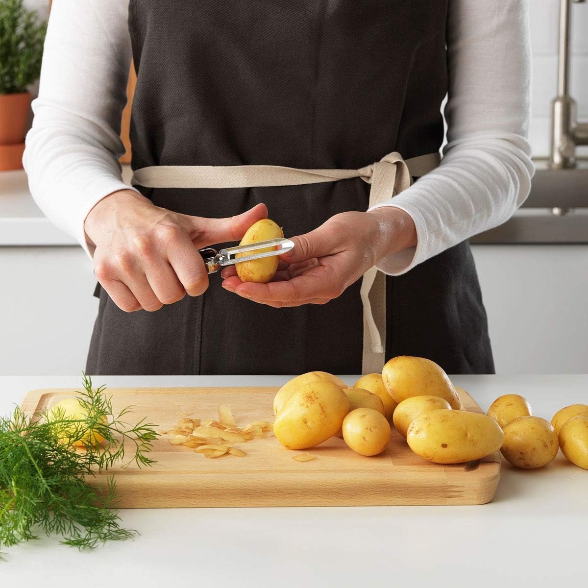 Eenvoudige RVS Aardappelschiller voor Groenten en Fruit