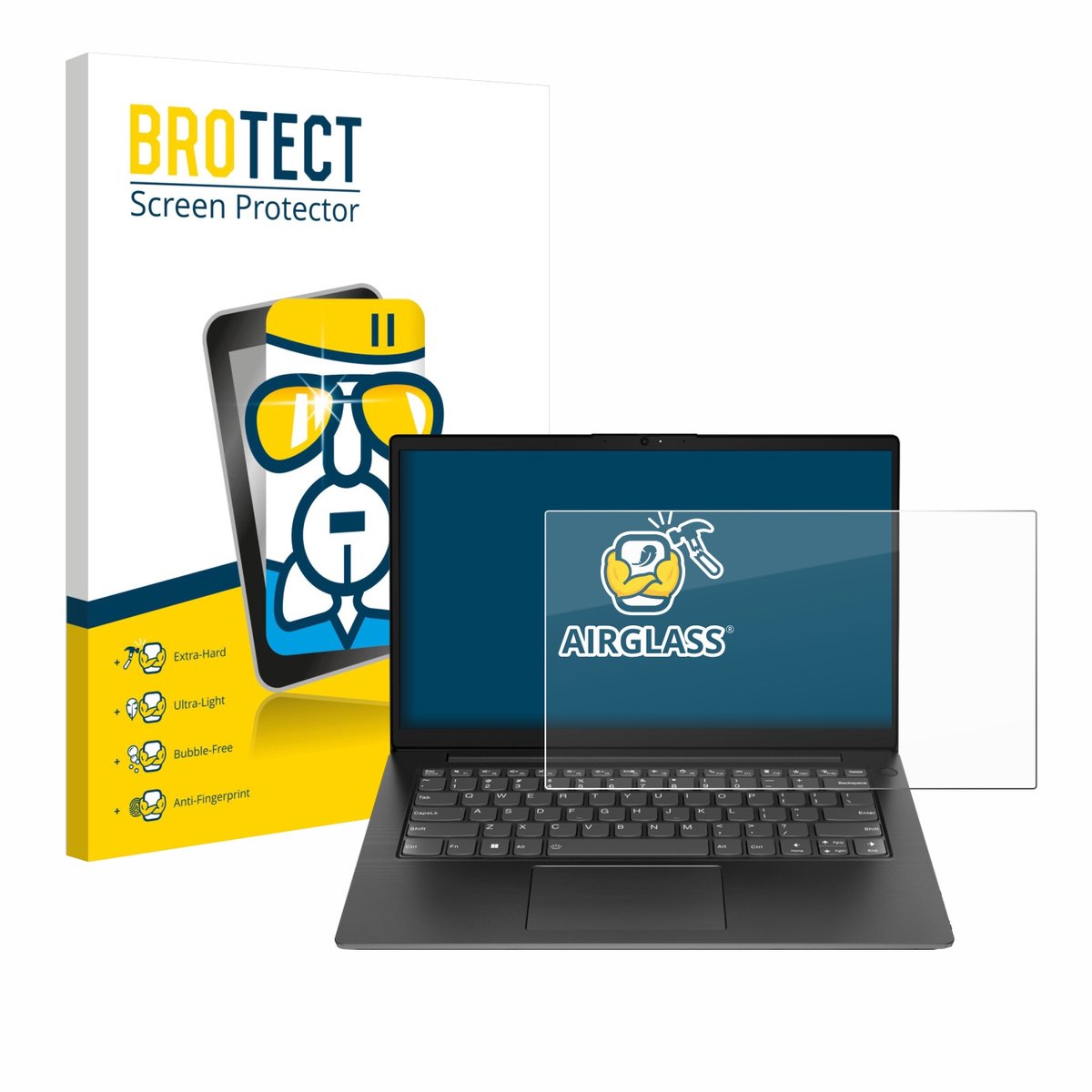 Screenprotector voor Lenovo V14 Gen 5 Beschermglas transparant