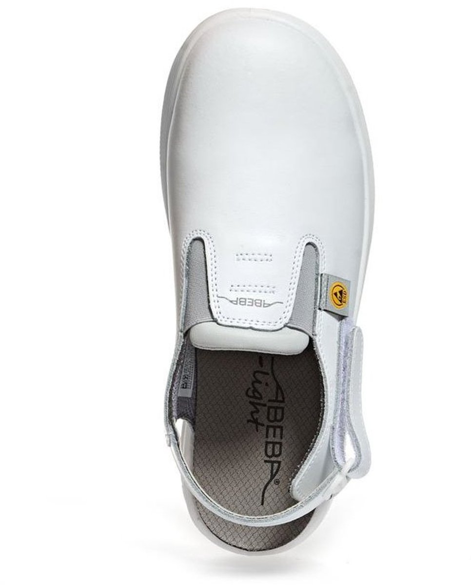 Abeba x-light 7131030 ESD werksandaal - wit maat 46