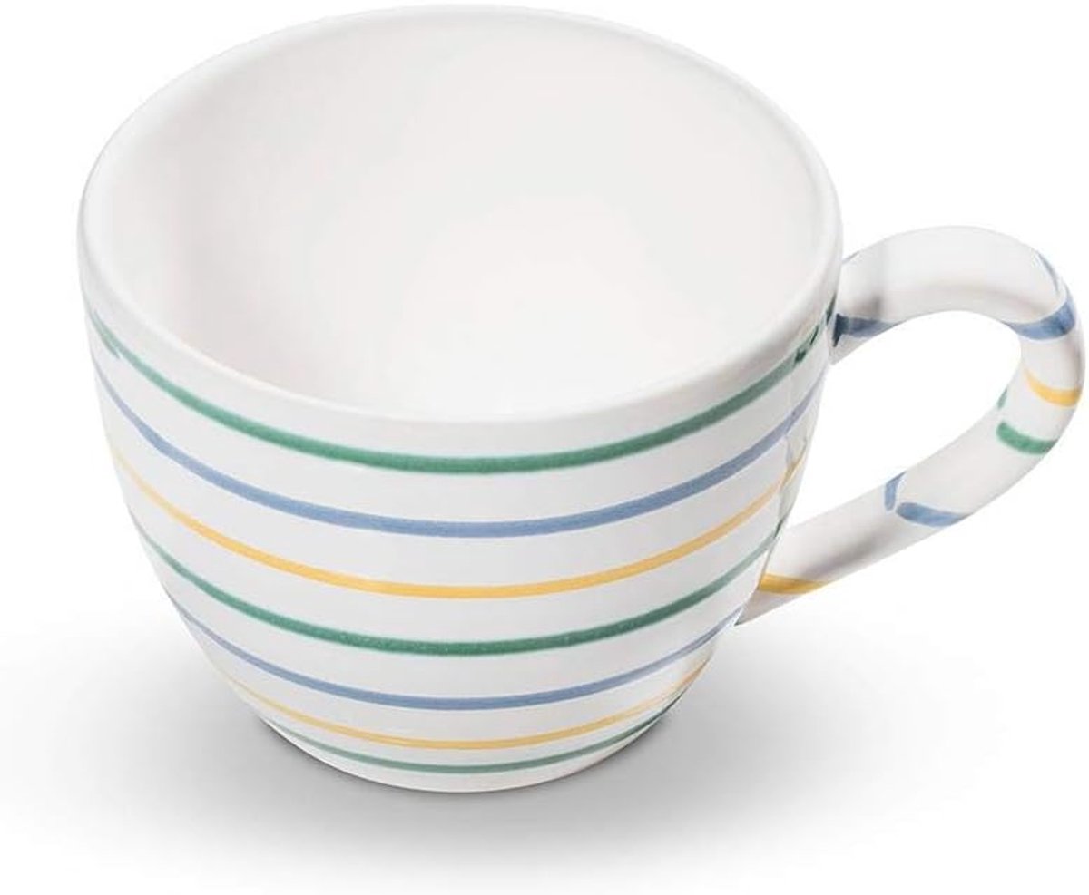 Keramische Mok - Theeglas Groot - Warme Dranken - Handgemaakt Uniek - 0.4 Liter - Gevlamd