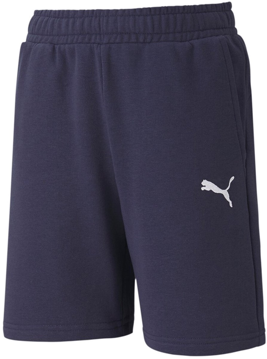 Pantaloni Corti Puma Teamgoal 23 Casuals Shorts Jr Sportswear Kinderen Blauw