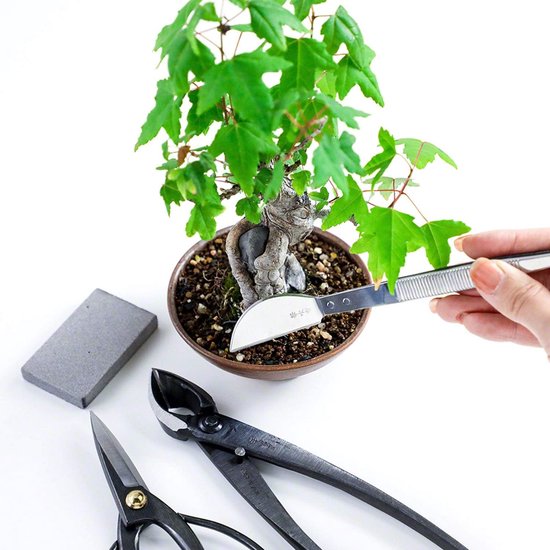 Bonsai Gereedschap Set - Tuinieren Benodigdheden - Snoeien en Vormgeven - Gemaakt in Japan - 4 Delig — afbeelding 3