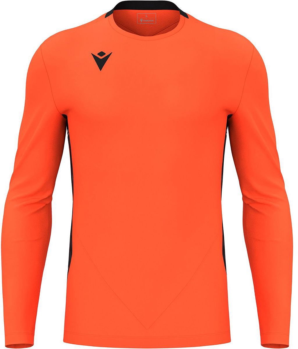 Macron Argo Keepershirt Lange Mouw Kinderen - Oranje / Zwart | Maat: 7-8 Y