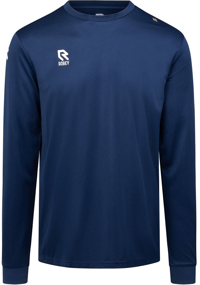 Robey Crossbar Voetbalshirt Lange Mouw Kinderen - Marine | Maat: 140
