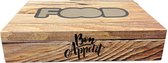 Catering Doos met Venster 36x25x8 cm – Brooddoos / Lunchdoos – 10 Stuks