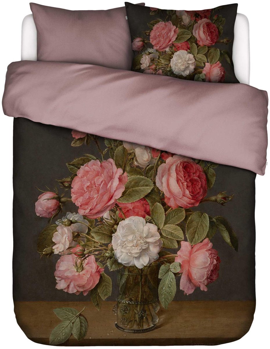 Essenza Rose Delight Dekbedovertrek Woodrose - Lits-Jumeaux - 240x200/220 cm