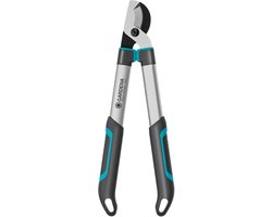 Snoeischaren Bypass - Takkenknipper - Snoeien Verse Takken - Lichtgewicht Aluminium Handvat - 45mm Snijbreedte - Zilver Donkergrijs Turquoise