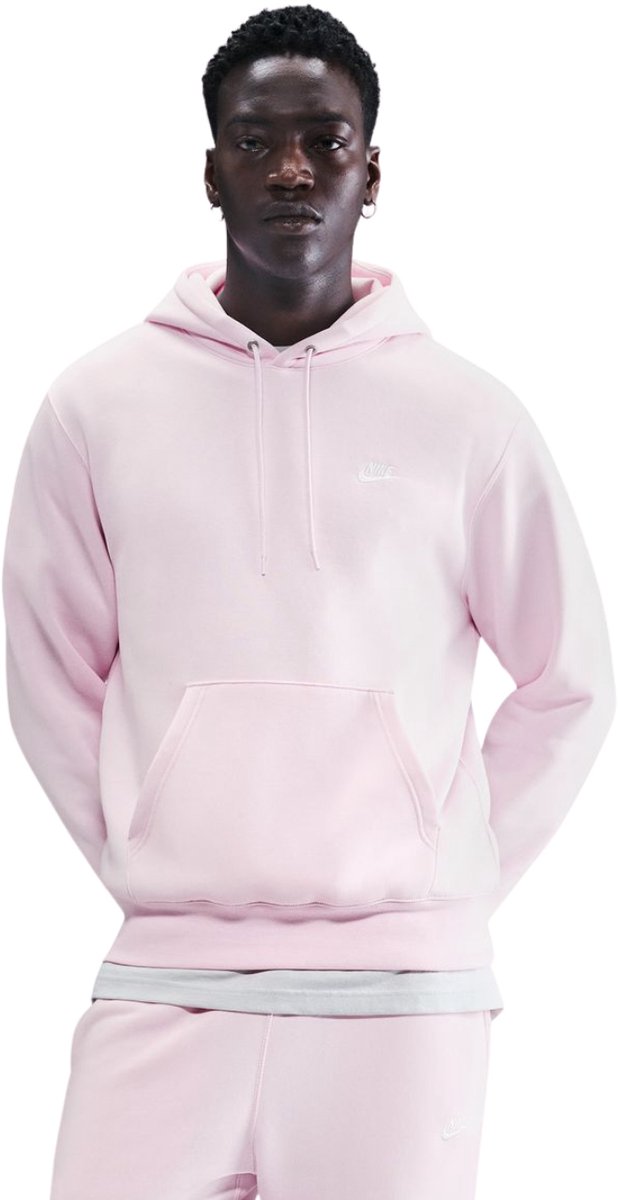 Nike Sweater Heren Club BB Lichtroze