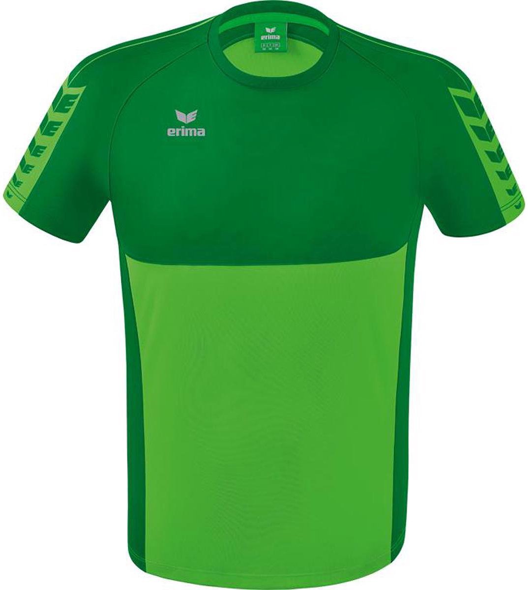 Erima Six Wings T-Shirt Heren - Green / Smaragd | Maat: 3XL