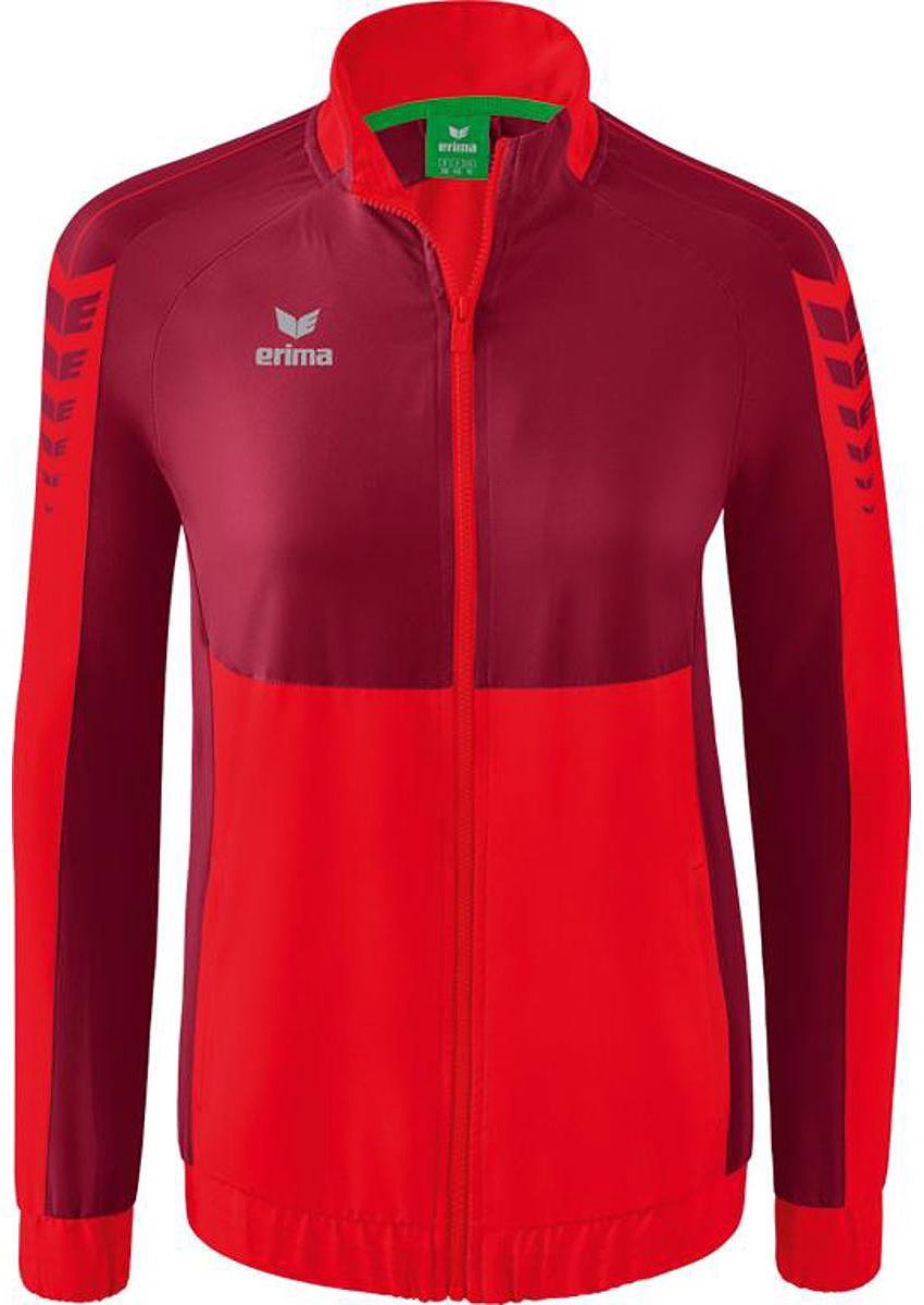 Erima Six Wings Presentatiejack Dames - Rood / Bordeaux | Maat: 42