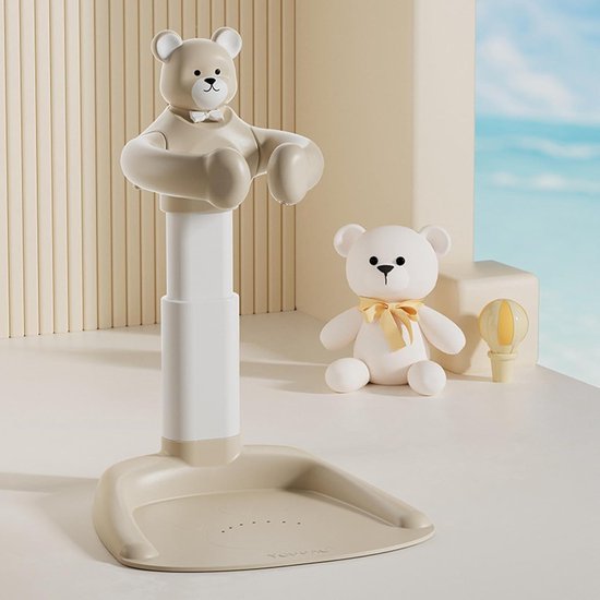 Badrek Kinderen - Douchehouder Zitje - Veilig Baden - Antislip Basis - Verstelbaar - Kaki — afbeelding 3
