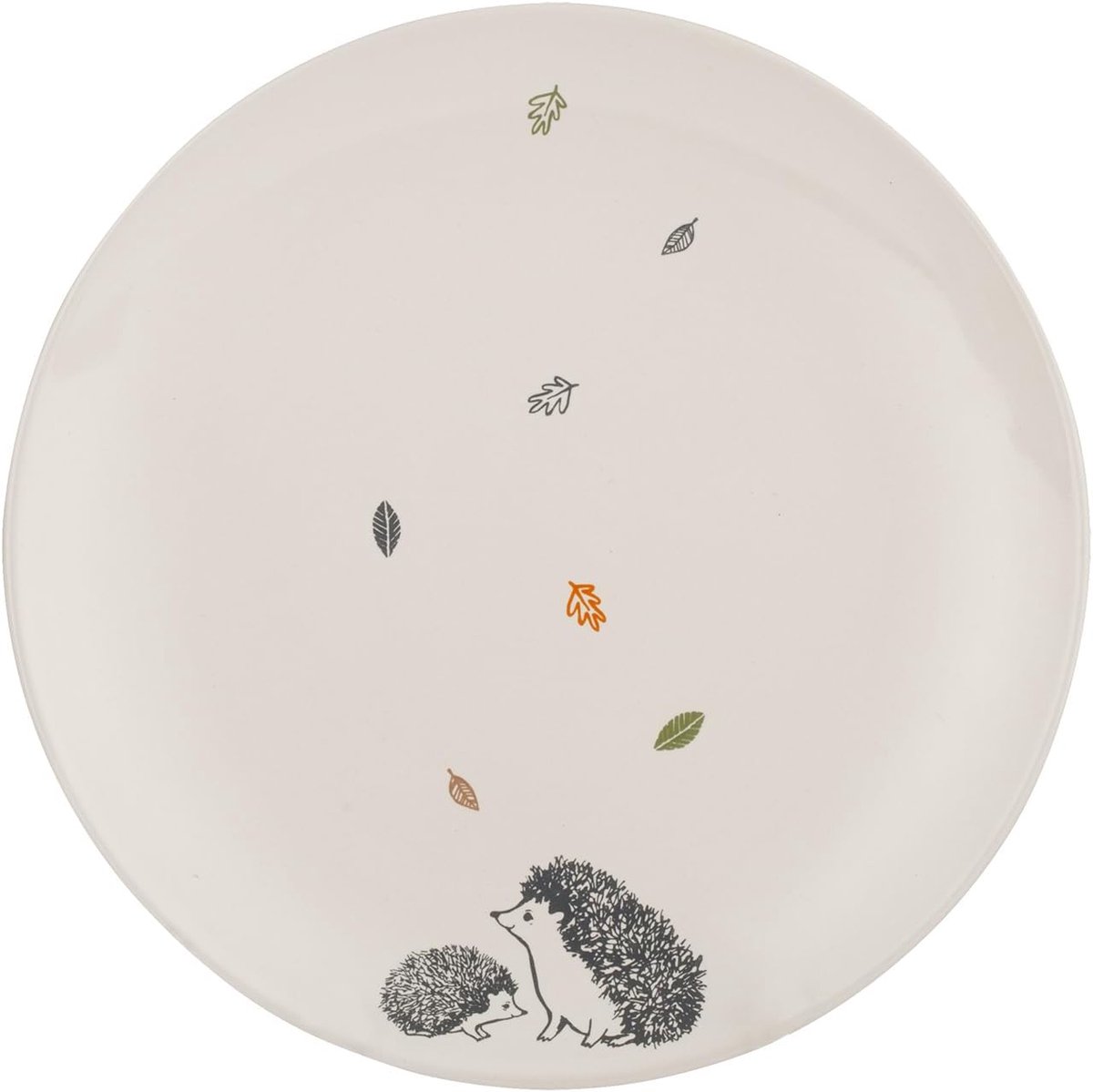 Zijplaat - Bordje - Ontbijt of lunch - Vaatwasser magnetronbestendig - 20.7 cm - Wit Blauw