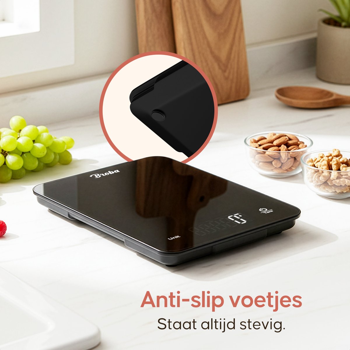 Keukenweegschaal Digitaal Precisie Weegschaal Keuken - Koffie Barista Food Kitchen Scale - Grammen Eet Voeding Kookweegschaal — cadeau in Kookcadeaus - foto 7